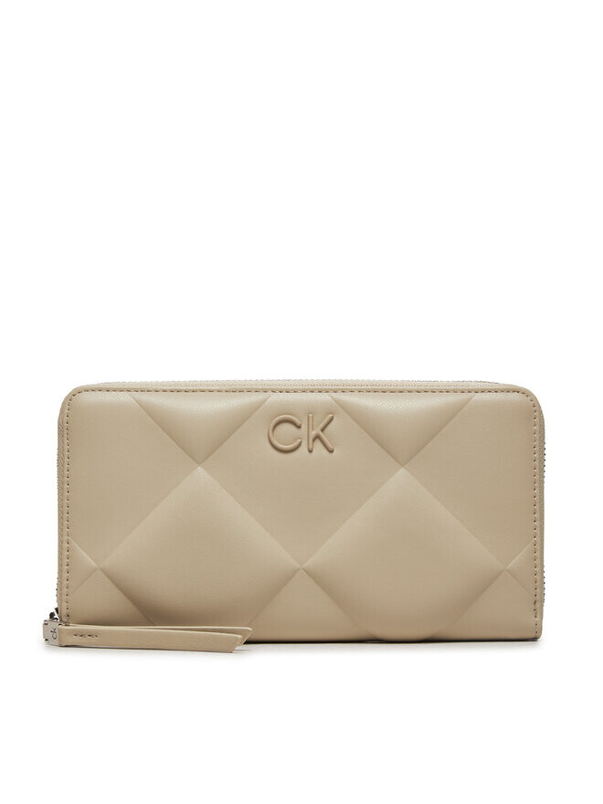 

Кошелек Quilt Calvin Klein, бежевый