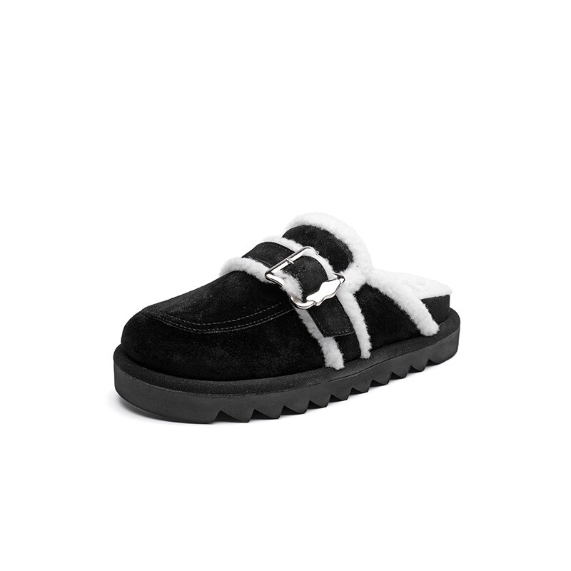 

Мюли женские с закрытым носком женские Moon Buds, цвет Velvet black 01T