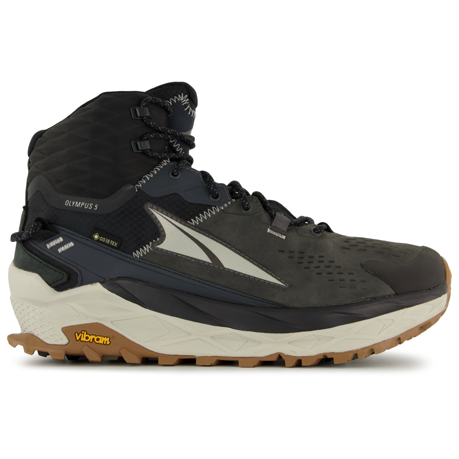 Ботинки для прогулки Altra Olympus 5 Hike Mid GTX, цвет Black/Gray