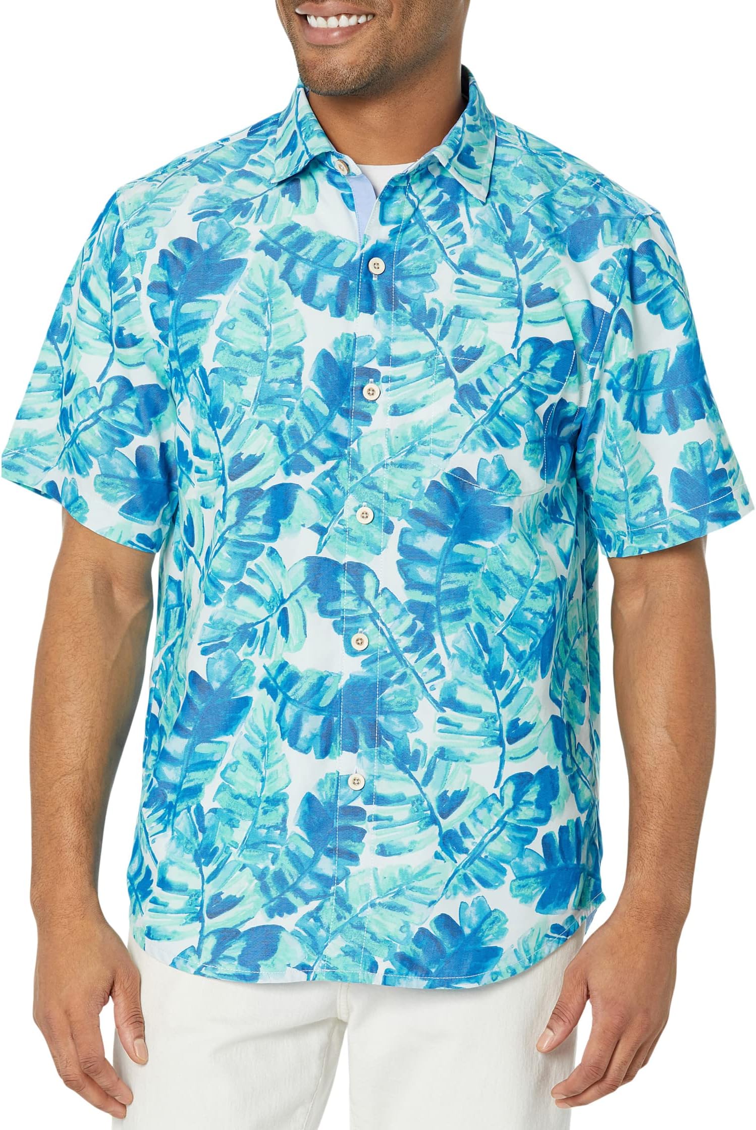 

Рубашка Coconut Point Jungle Grove Tommy Bahama, цвет Blue Canal