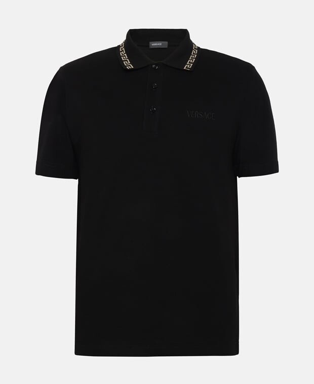 

Рубашка поло Versace, черный