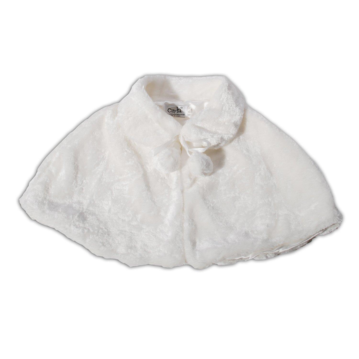 Пальто из искусственного меха-болеро-накидка Cinda, мультиколор накидка болеро doris streich из вискозы 50 размер