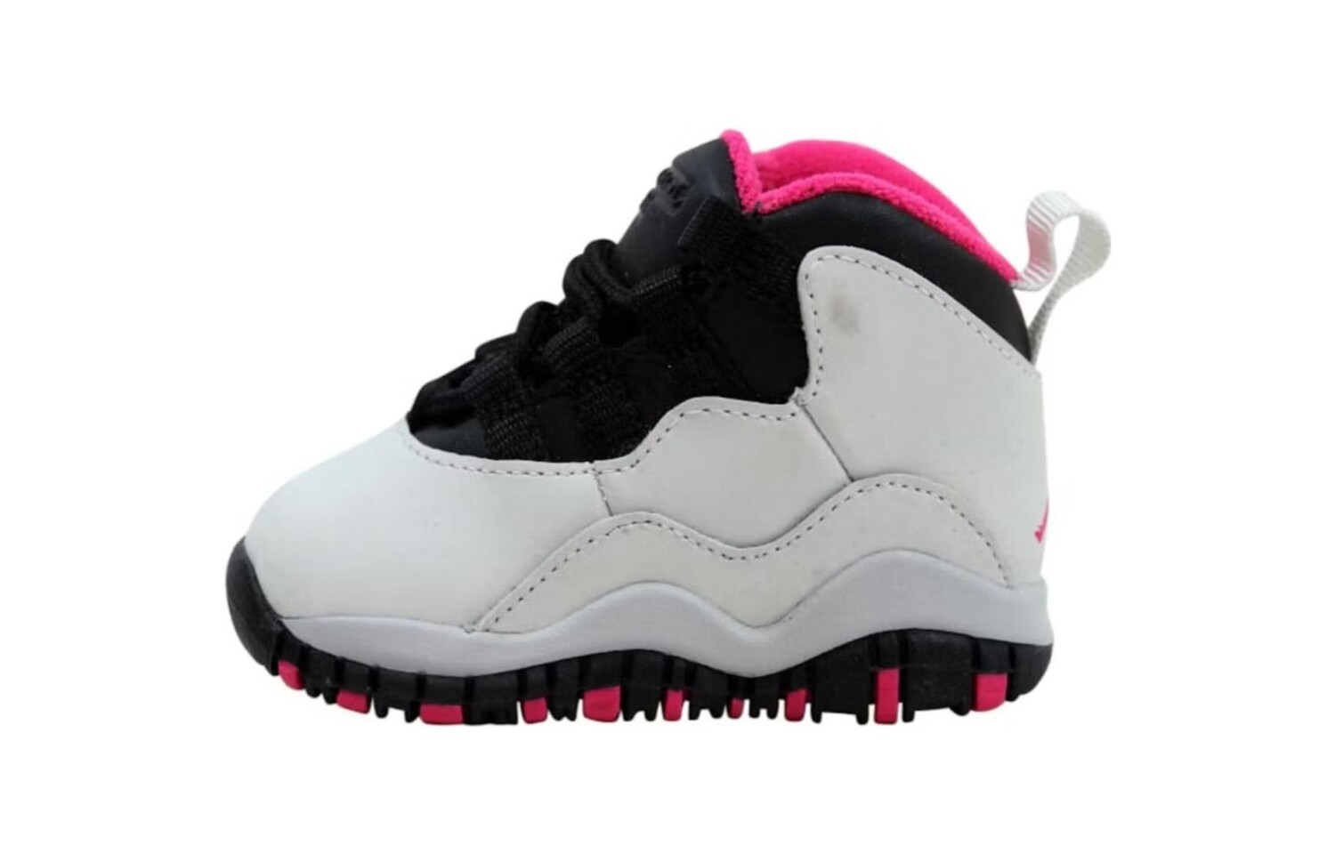 

Кроссовки Jordan 10 Retro Pure Platinum Vivid Pink Black TD, белый