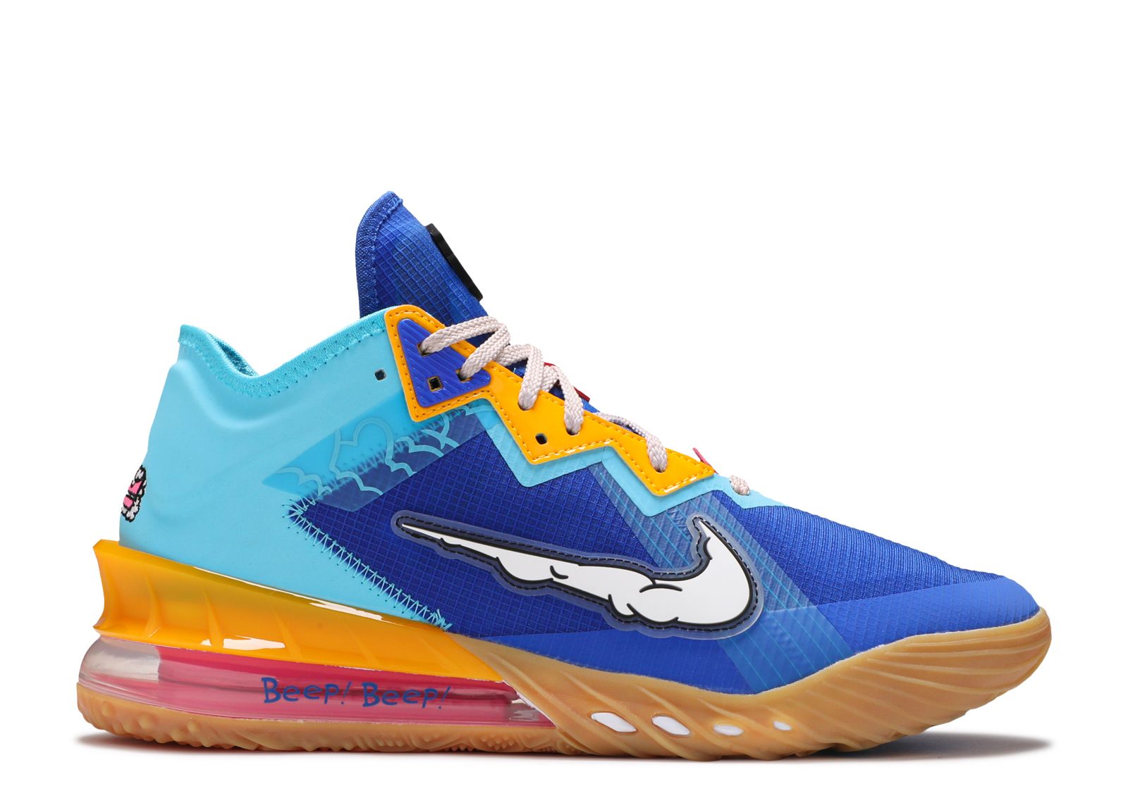 Кроссовки Nike Space Jam X Lebron 18 Low 'Wile E. X Roadrunner', разноцветный