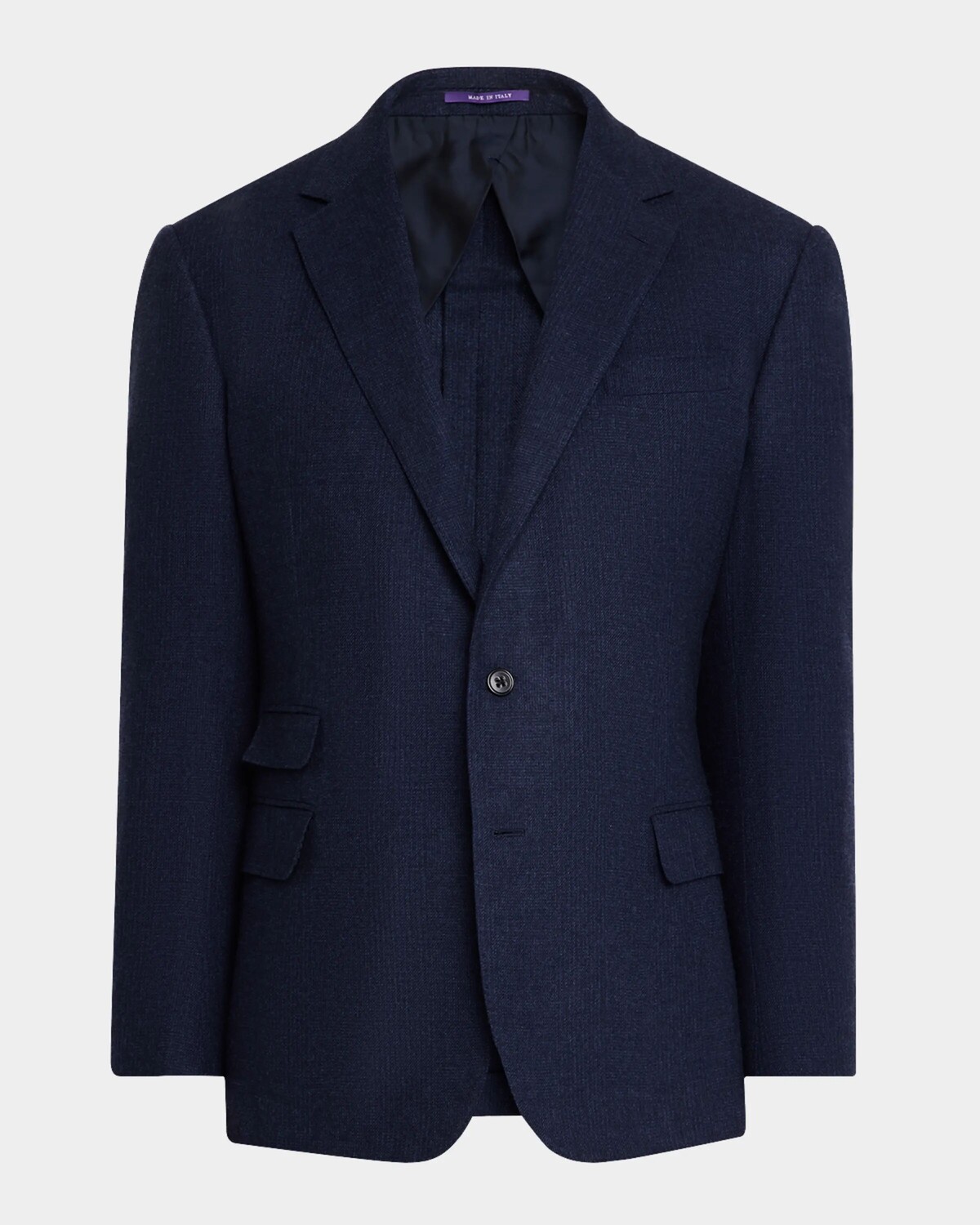 

Мужской пиджак в клетку ручной работы Kent ручной работы Ralph Lauren Purple Label, синий