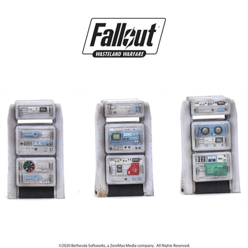 Фигурки Fallout: Wasteland Warfare – Terrain Expansion: Radioactive Containers Bethesda
