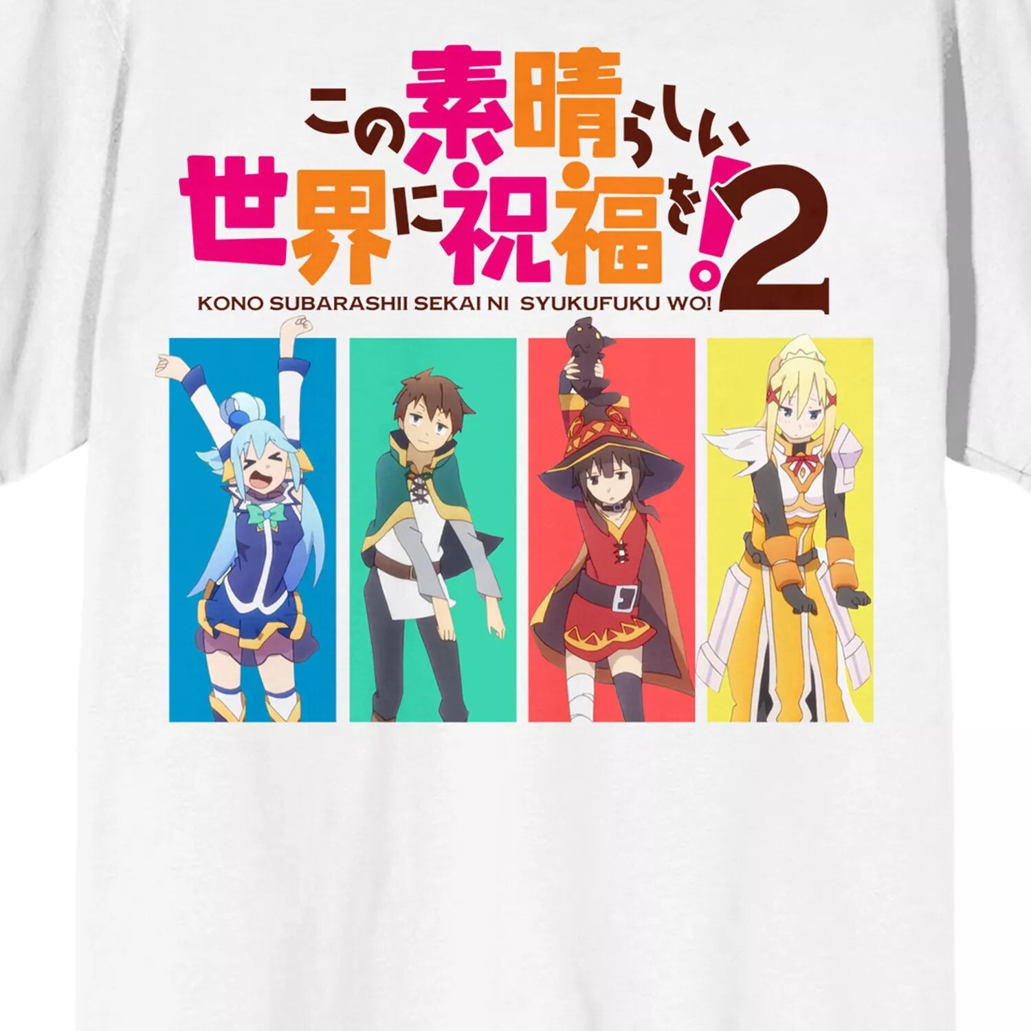 

Мужская футболка с персонажами Konosuba Licensed Character