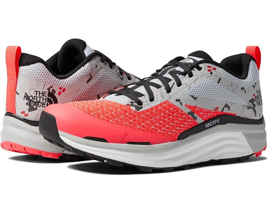 

Кроссовки The North Face Vectiv Enduris II, цвет TNF White Trail Marker Print/Brilliant Coral