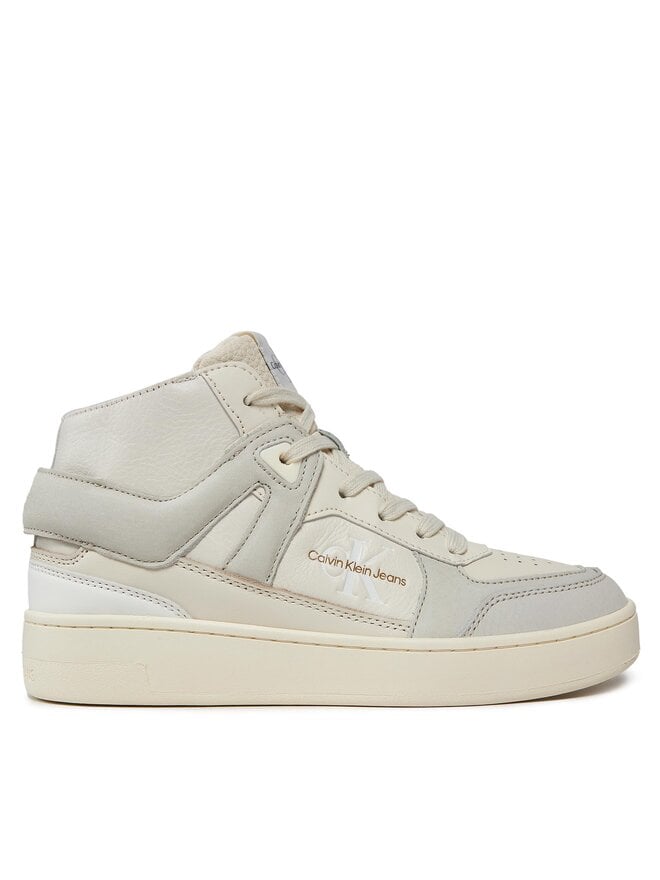 

Кроссовки Basket Cupsole High Mix Ml Fad Calvin Klein, бежевый