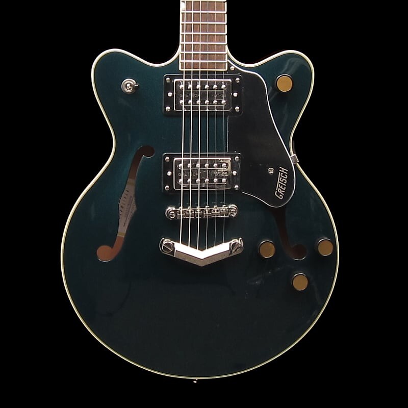 Электрогитара Gretsch G2655 Streamliner Center Block Jr, V-Stoptail, Laurel Fingerboard, Broad'Tron BT-2S Pickups, Midnight Sapphire электрогитара gretsch g2655 streamliner center block jr double cut abbey ale