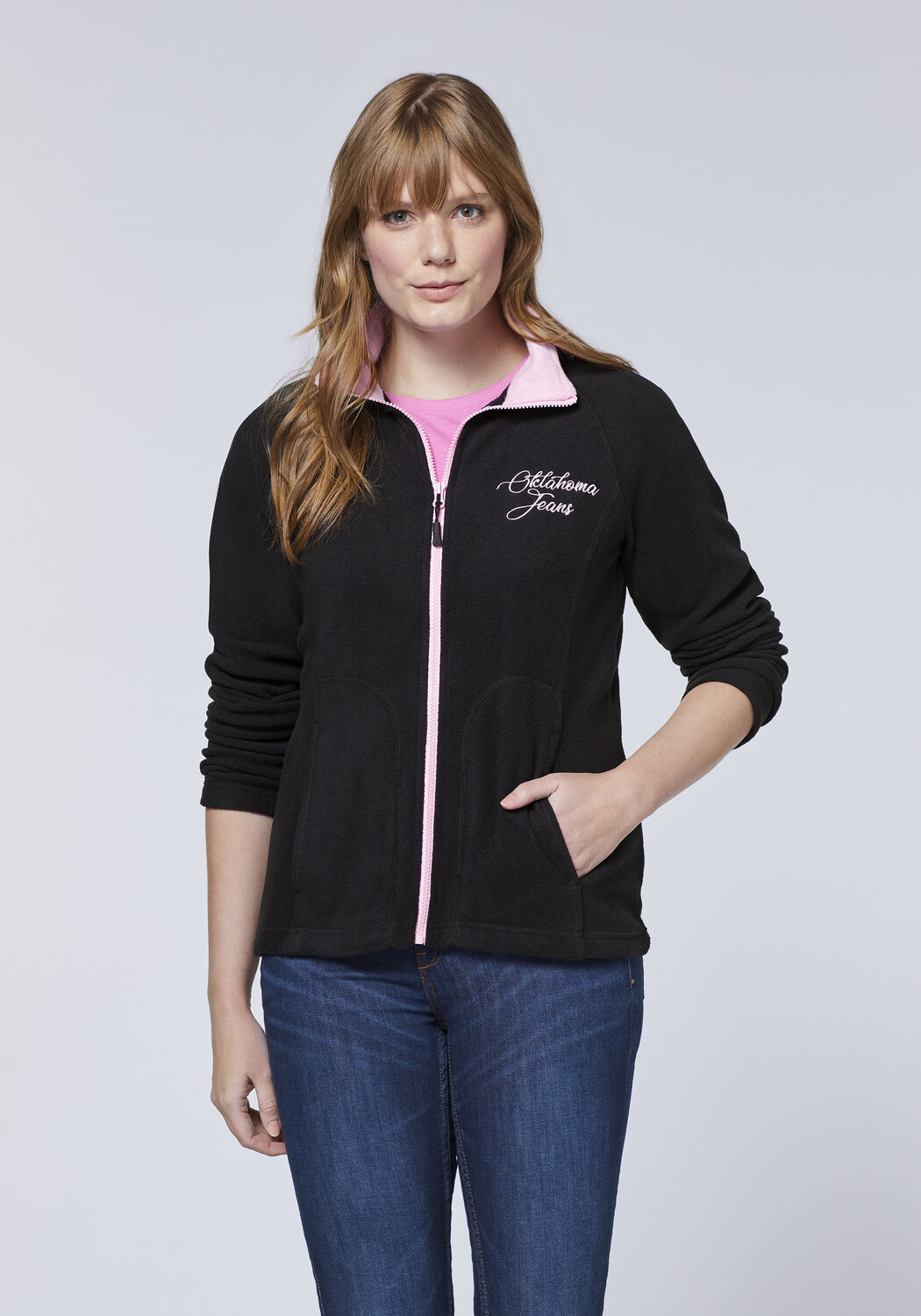 

Куртка Oklahoma Jeans Fleece Jacke, синий