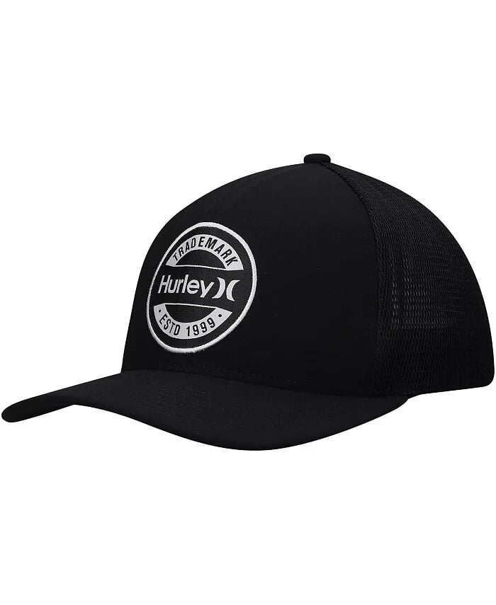 

Черная мужская кепка Charter Trucker Snapback Hurley, черный