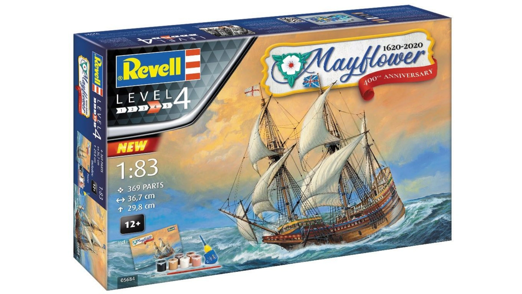 Revell Подарочный набор Mayflower 400-летие сборные модели revell подарочный набор 80 летие битвы за британию
