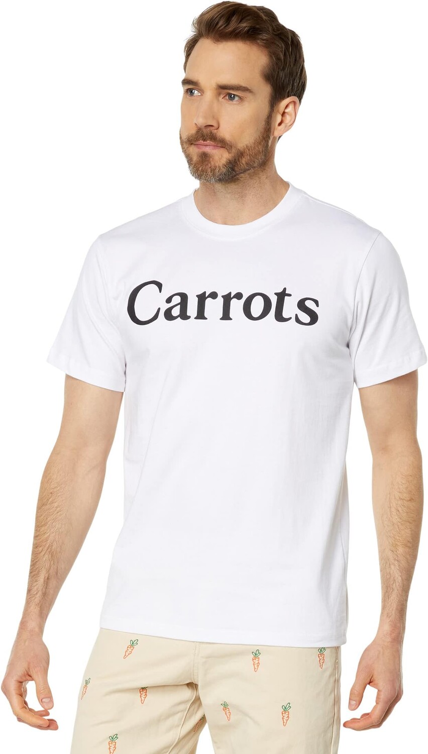 

Футболка с надписями Carrots By Anwar Carrots, белый