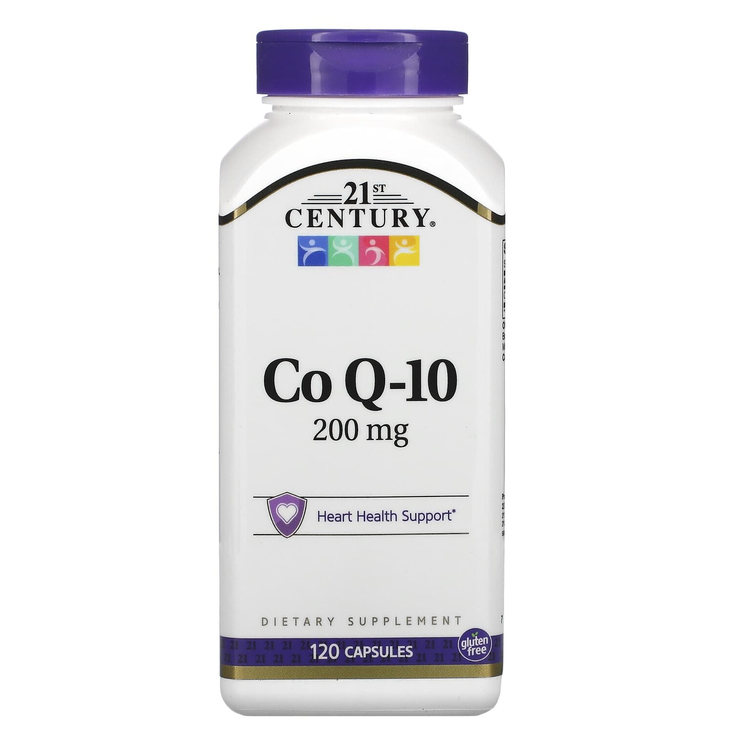 

Коэнзим Q10, 200 мг, 120 капсул, 21st Century