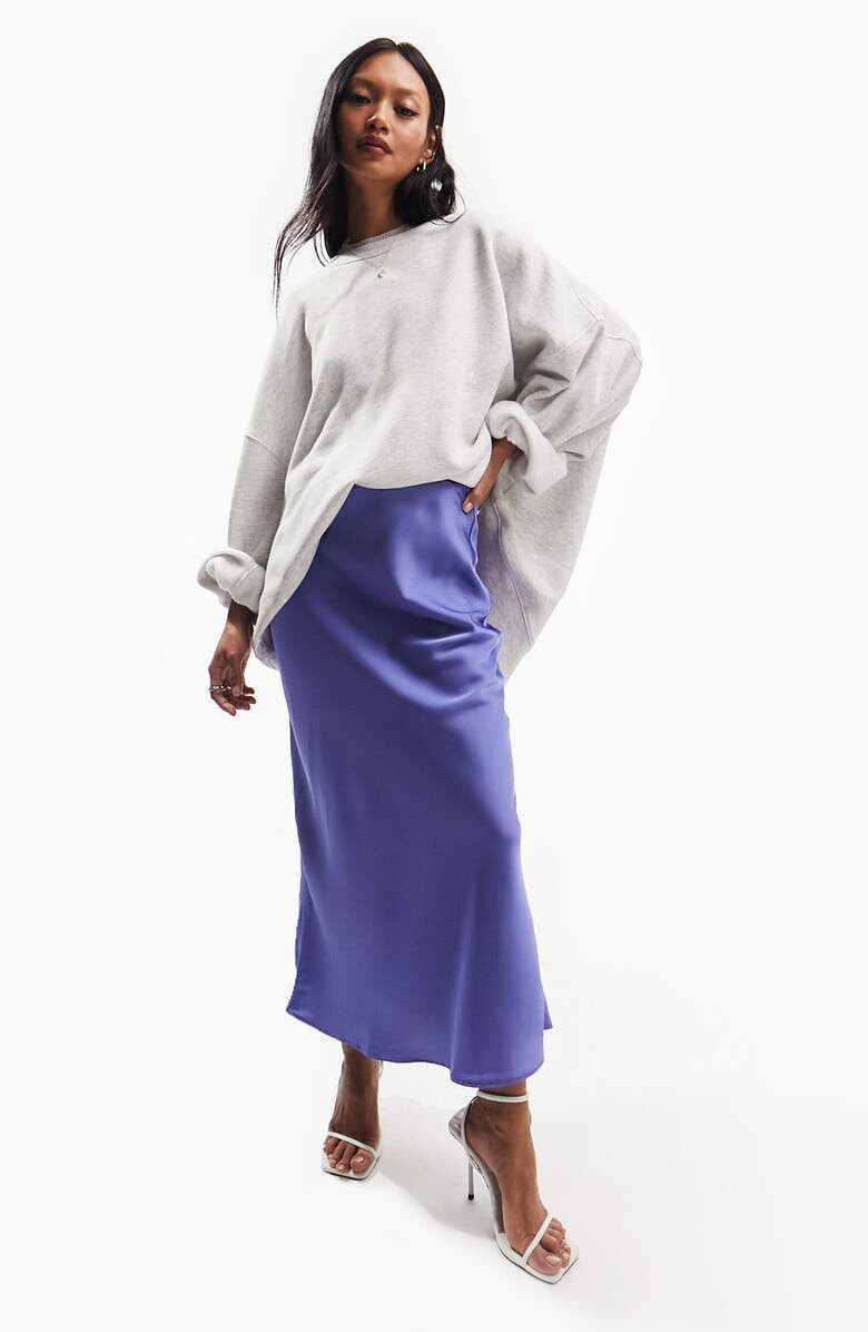 

Атласная юбка косого кроя ASOS DESIGN
