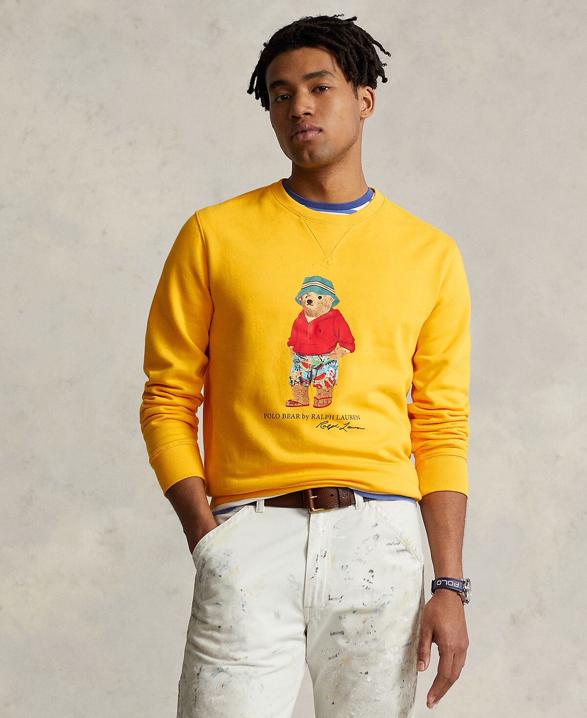 

Мужская флисовая толстовка-поло Bear Polo Ralph Lauren