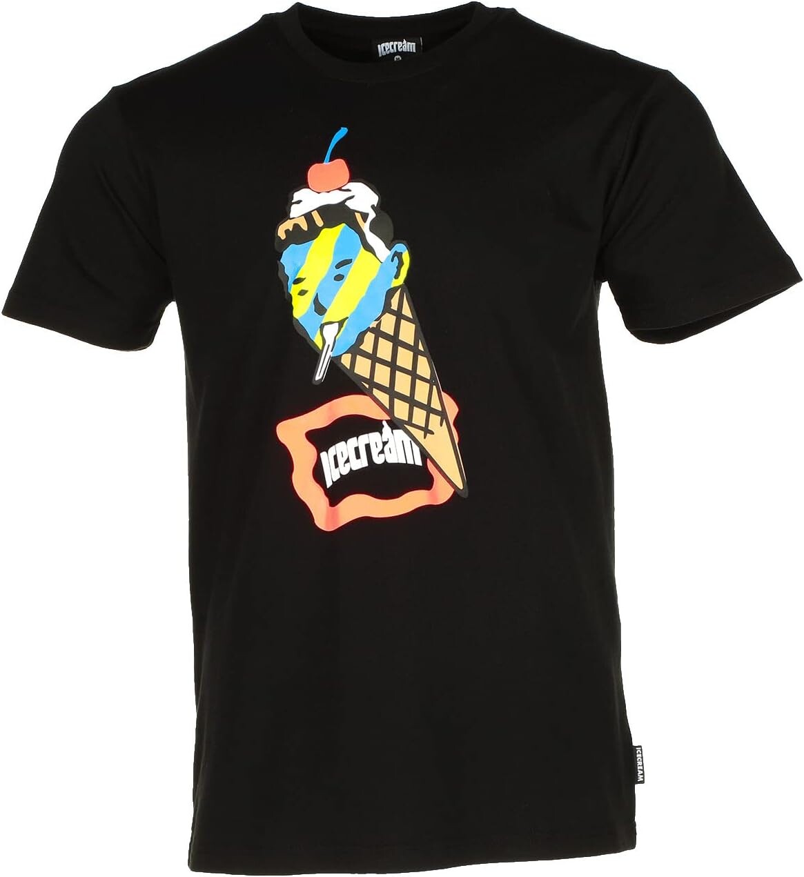 

Футболка Cone Man с короткими рукавами Ice Cream, черный