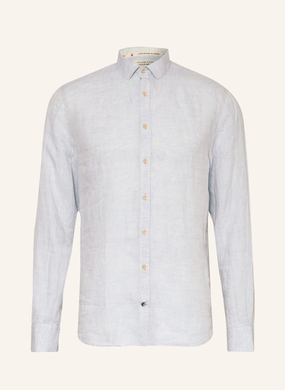 

Рубашка COLOURS & SONS Regular Fit, светло-синий