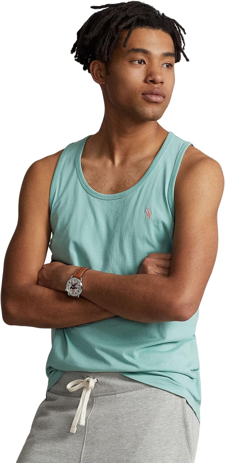 

Майка Washed Jersey Tank Polo Ralph Lauren, цвет Essex Green