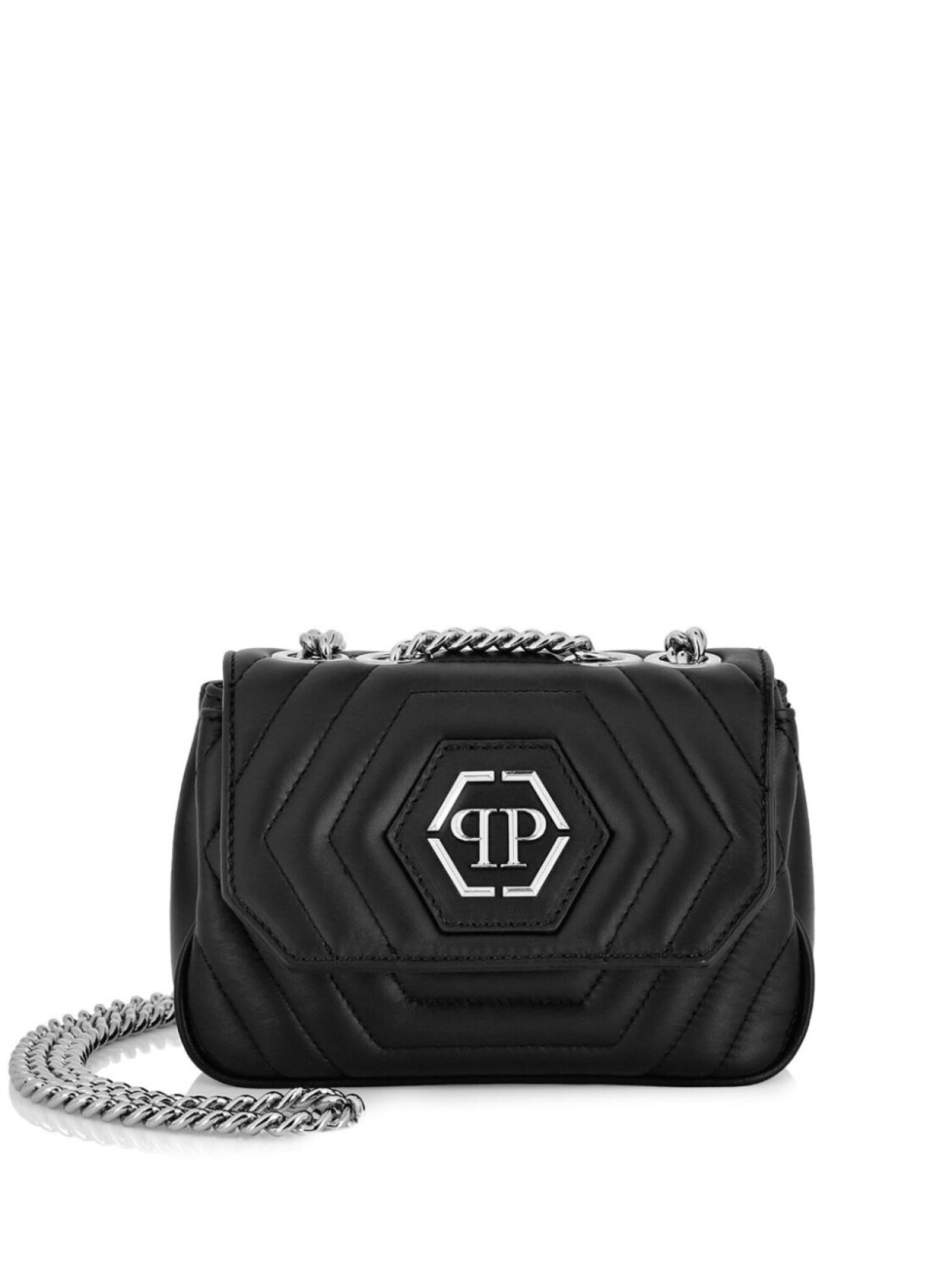 

Philipp Plein маленькая сумка на плечо Hexagon, черный
