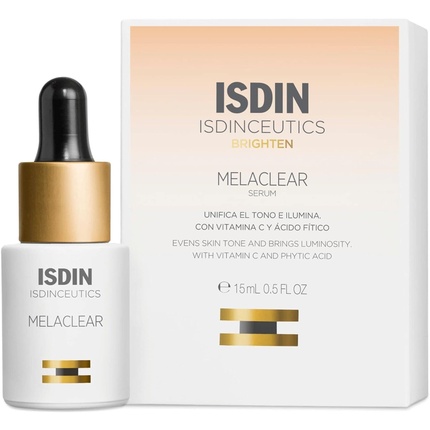 Сыворотка-консилер Melaclear, 15 мл, антиоксидант, помогает улучшить неровный тон кожи, сделать цвет лица светлее, Isdin isdin melaclear serum 15ml