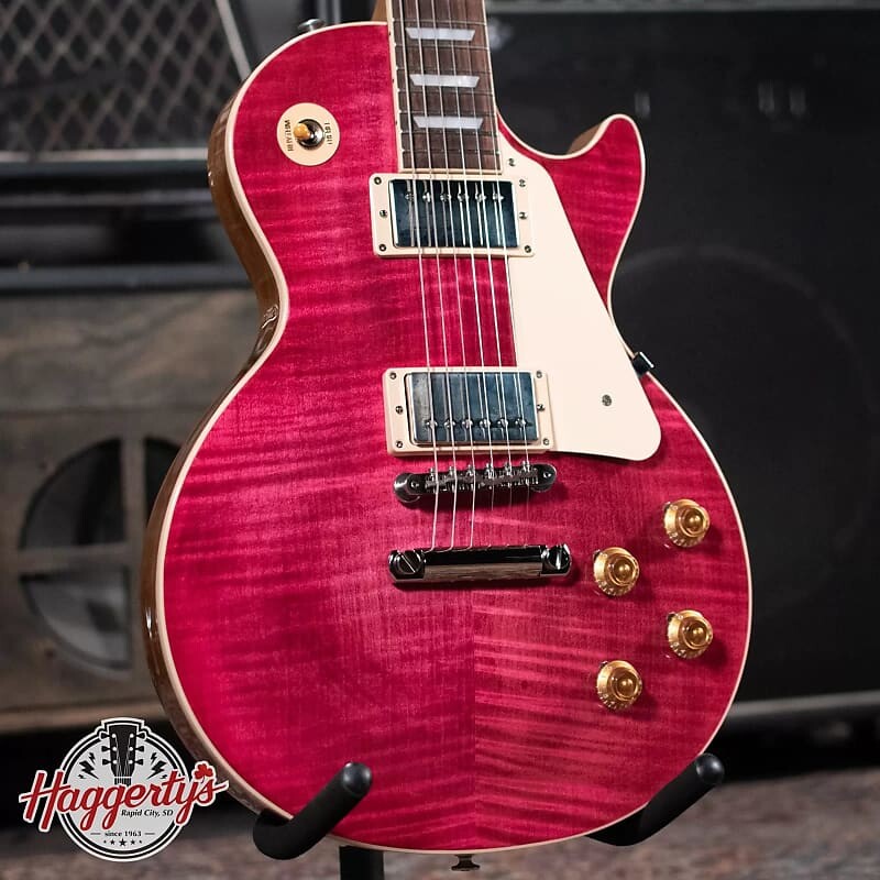

Электрогитара Gibson Les Paul Standard 50s Figured Top - Translucent Fuchsia with Hardshell Case