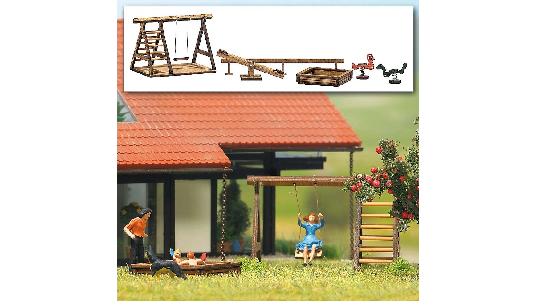 

Busch Modellspielwaren WOOD Детская площадка