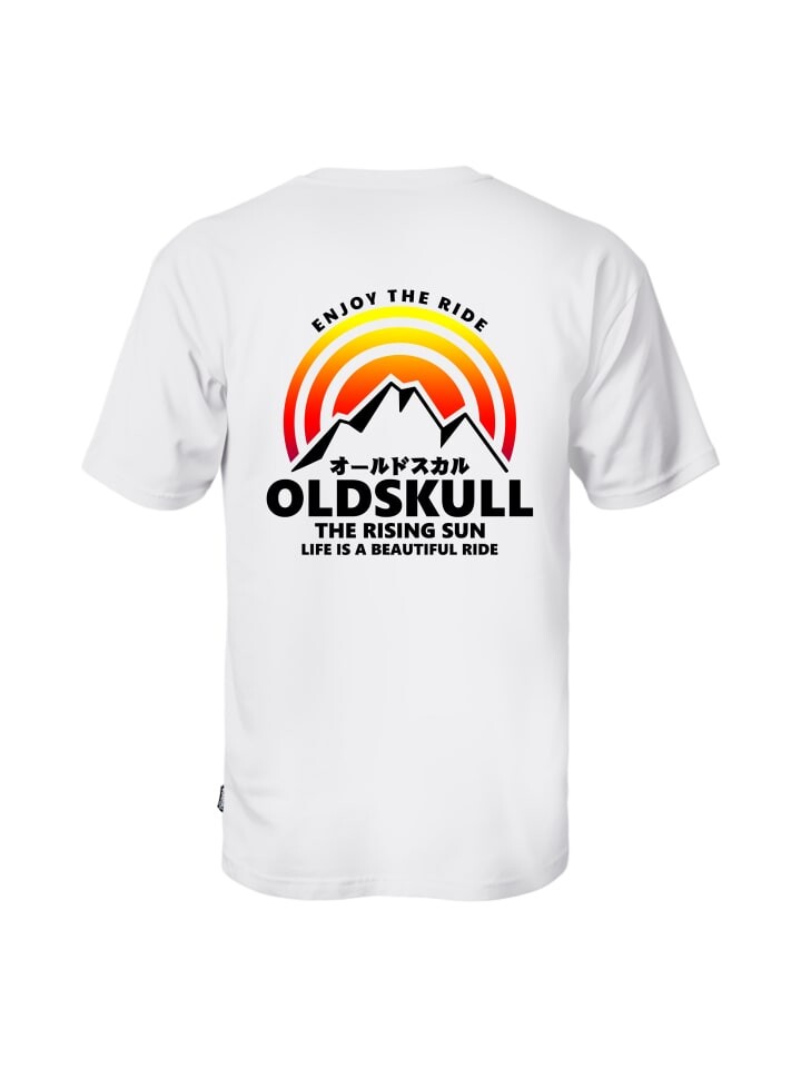 

Футболка OLDSKULL Retro Rising Sun Logo Graphic, белый