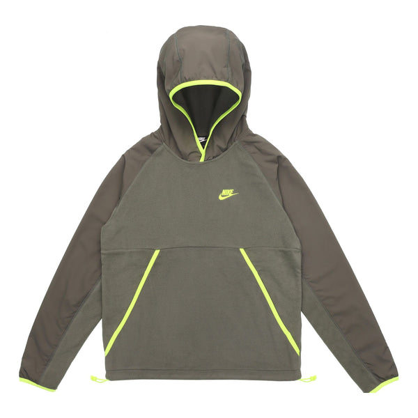 Толстовка Men's Nike Logo Printing Hooded Windproof Long Sleeves Green, зеленый цена и фото