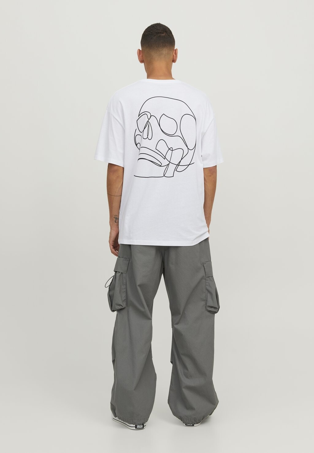 

Футболка с принтом CREW NECK Jack & Jones, белый