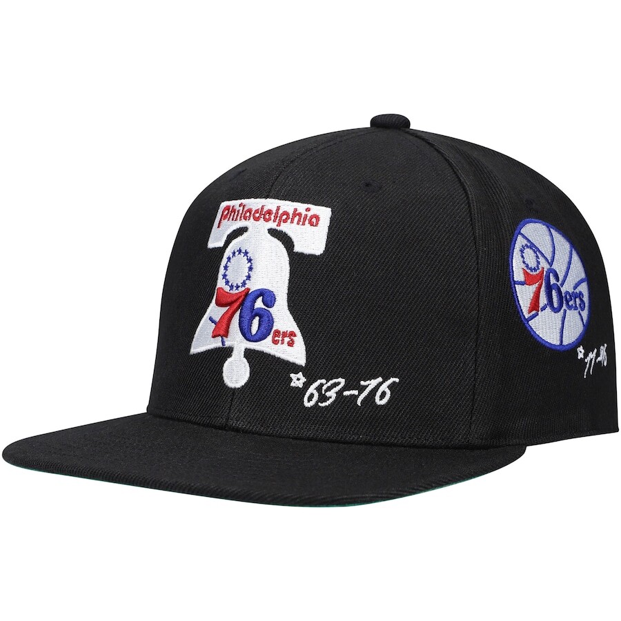 

Бейсболка Mitchell & Ness Philadelphia 76Ers, черный