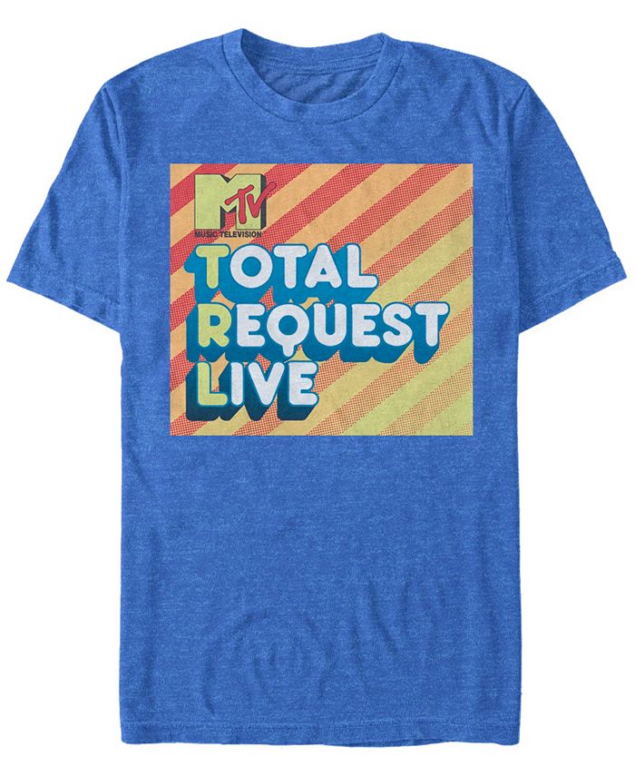 цена Мужская футболка с коротким рукавом и логотипом MTV Total Request Live Fifth Sun, синий