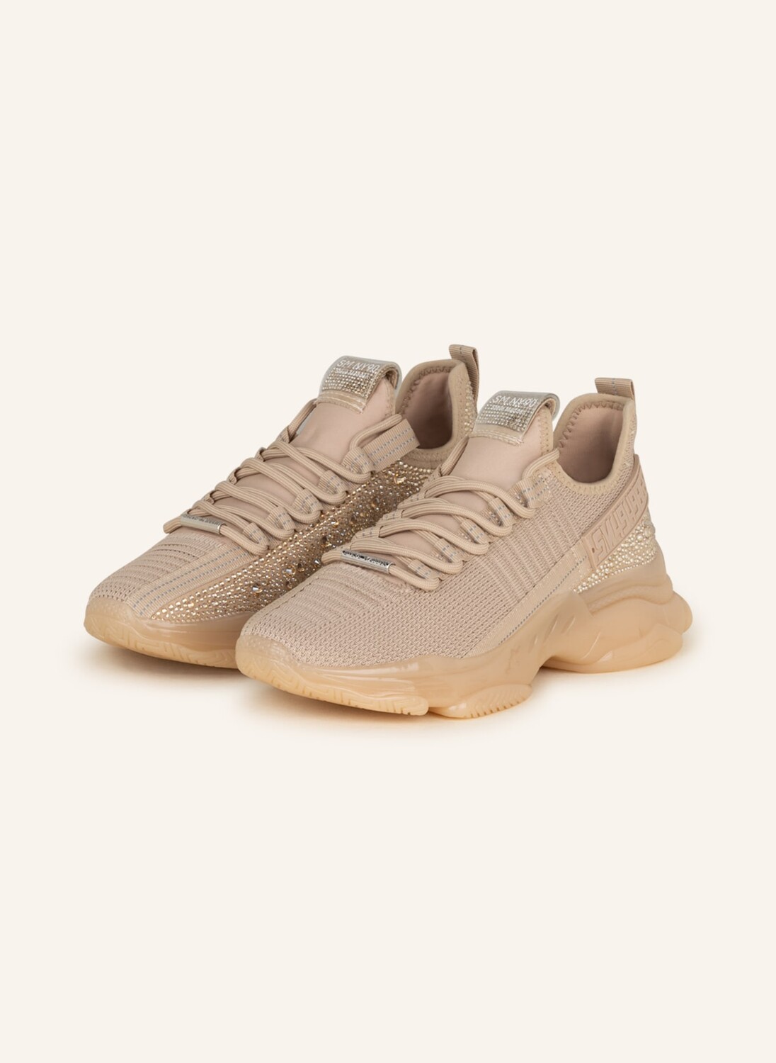 

Кроссовки STEVE MADDEN MAXILLA mit Schmucksteinen, бежевый