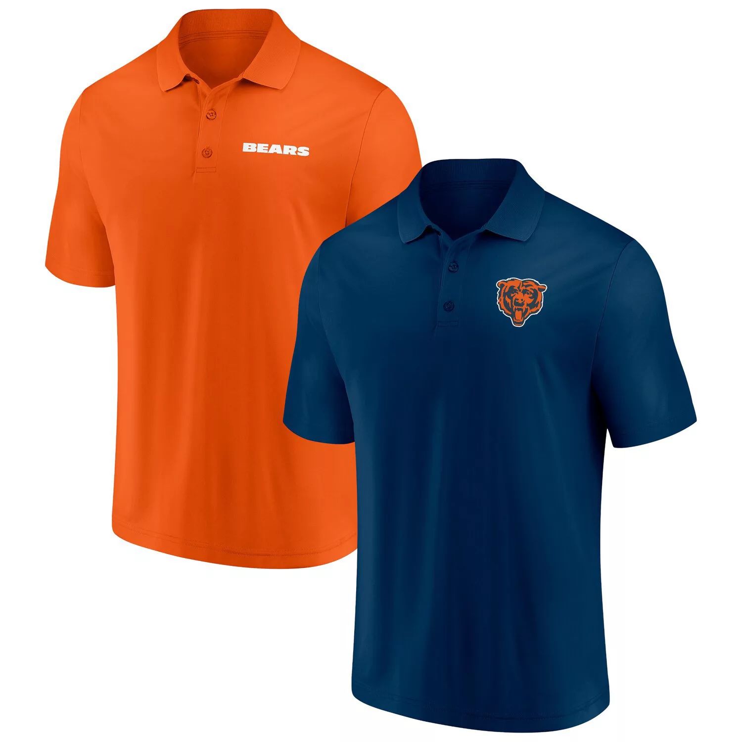 Мужской комплект из двух футболок-поло с фирменным логотипом Fanatics темно-оранжевого цвета Chicago Bears Dueling комплект из двух мужских зеленых футболок с фирменным логотипом minnesota wild wordmark fanatics