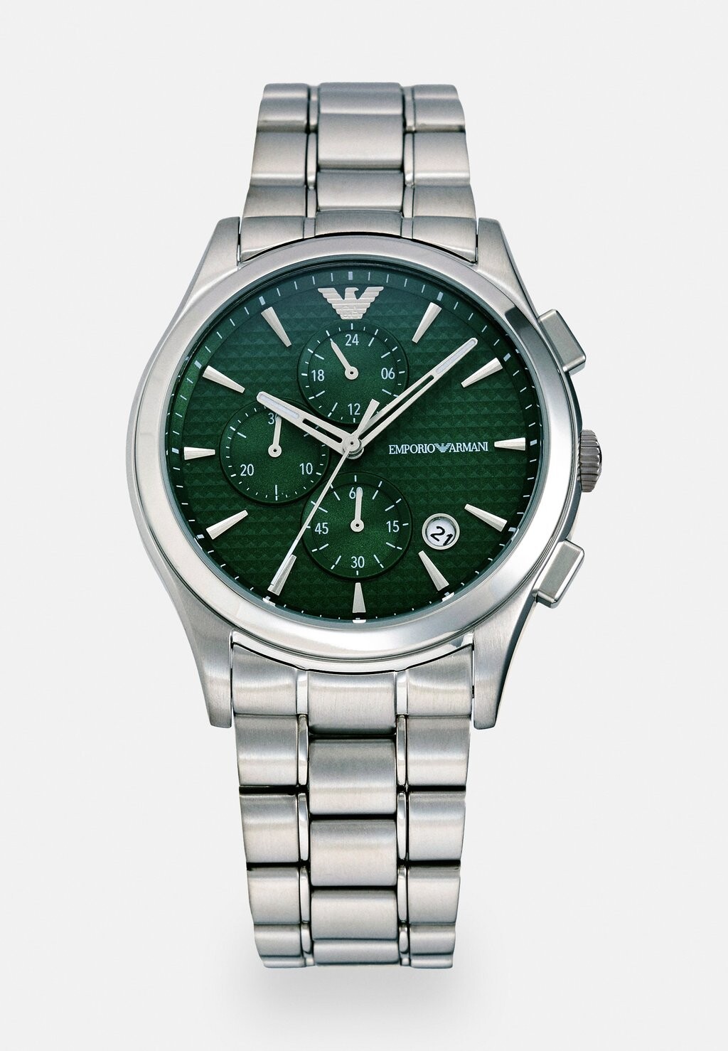 

Хронограф Emporio Armani, серебристого цвета