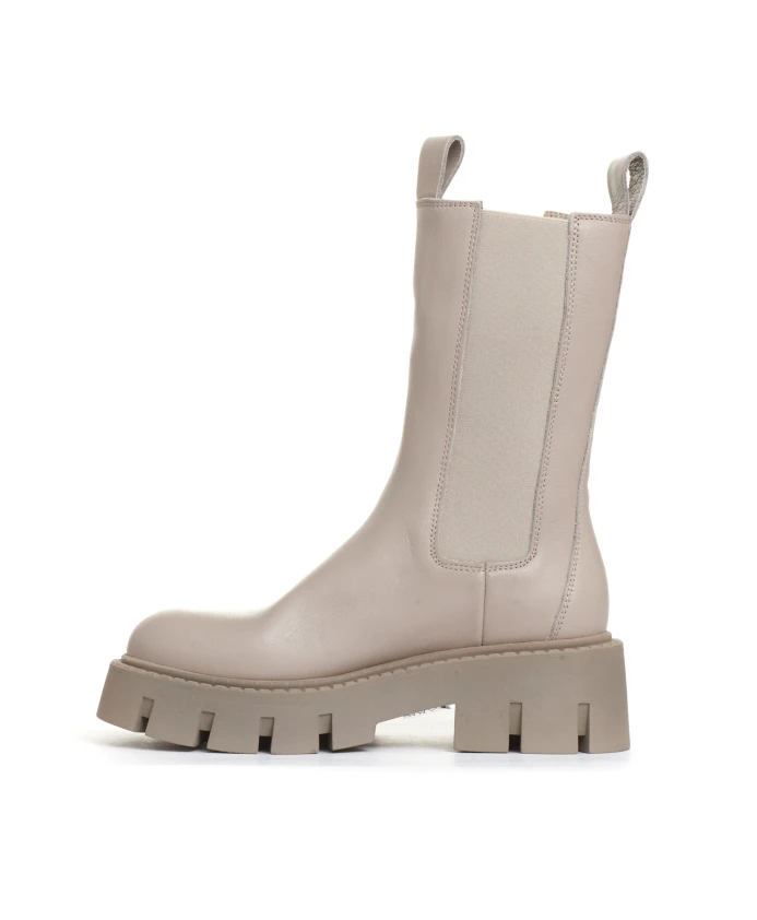 

Кожаные ботильоны челси Copenhagen Shoes, бежевый