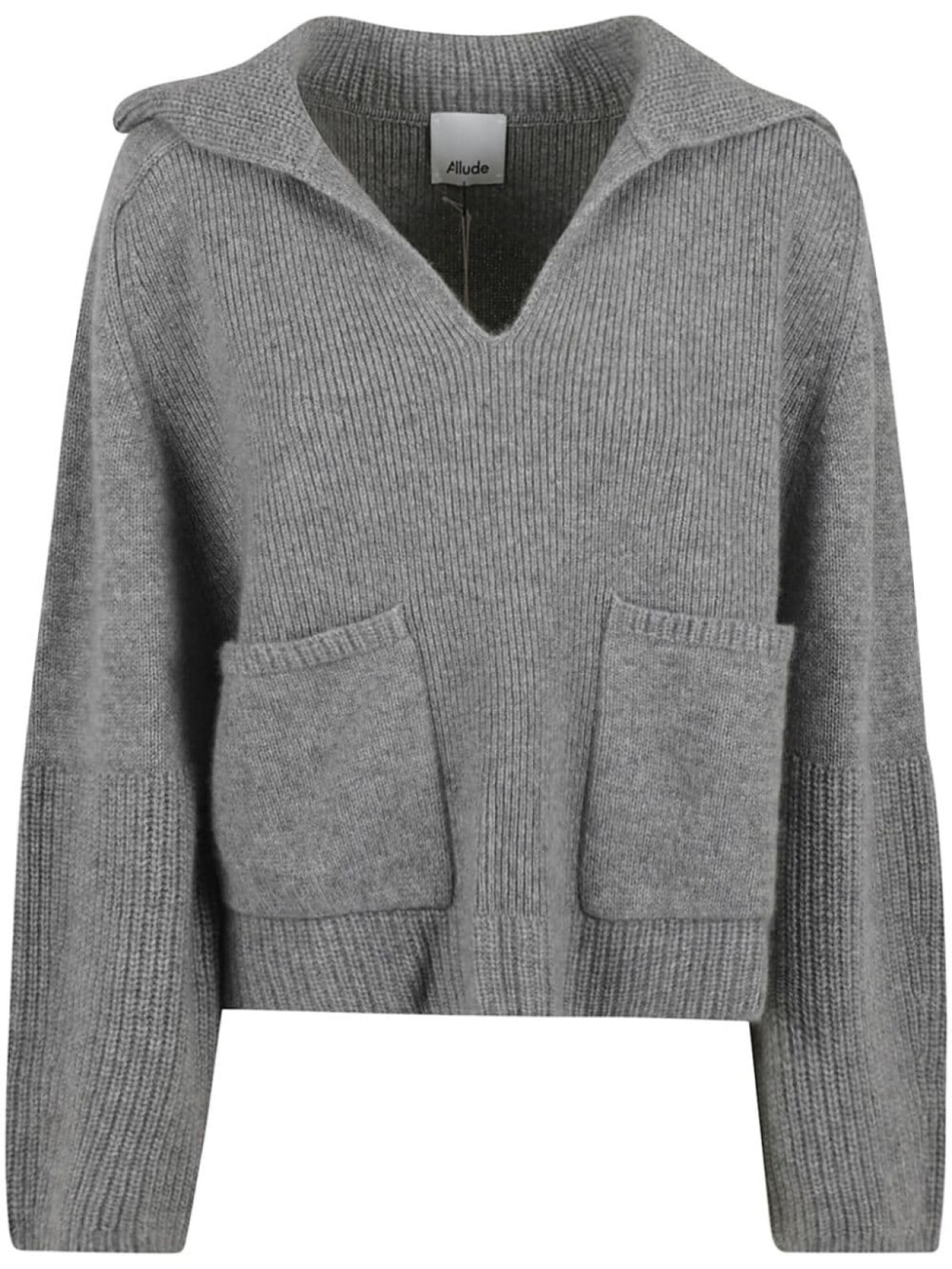 

Кашемировый джемпер Allude, серый