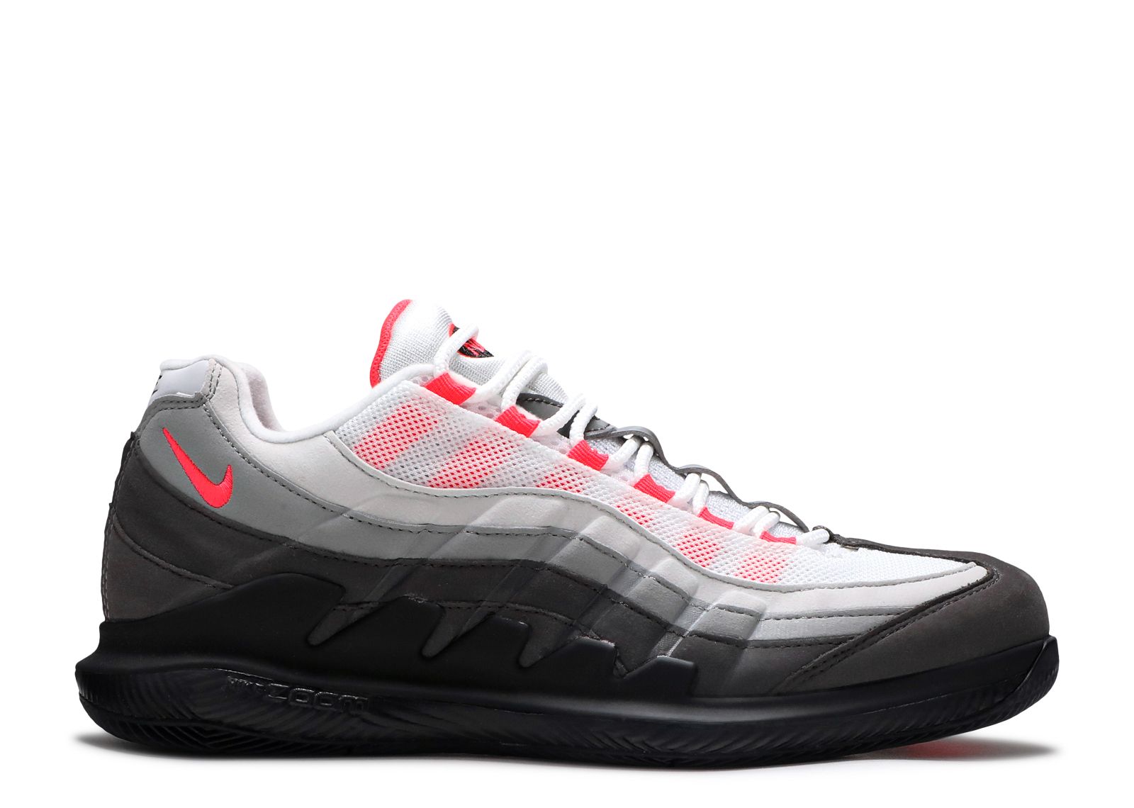 Кроссовки Nike Nikecourt Zoom Vapor X Air Max 95 'Solar Red', белый