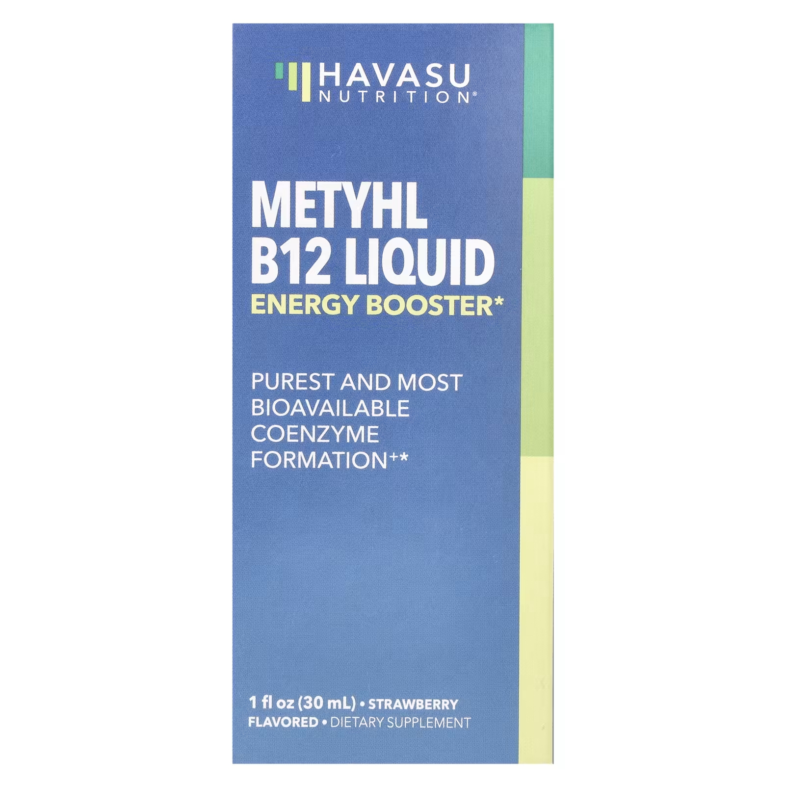 Пищевая добавка Havasu Nutrition Mmethyl B12 жидкая, клубника