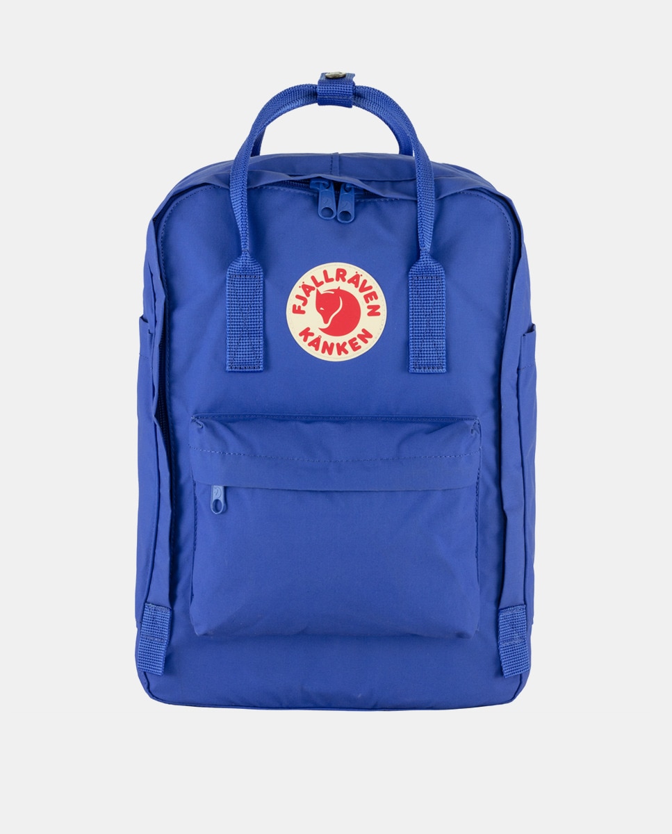Синий рюкзак для ноутбука Kanken 15 дюймов с внешним карманом Fjällräven, синий
