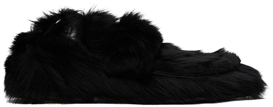 

Черные стеганые лоферы Dries Van Noten, Черный
