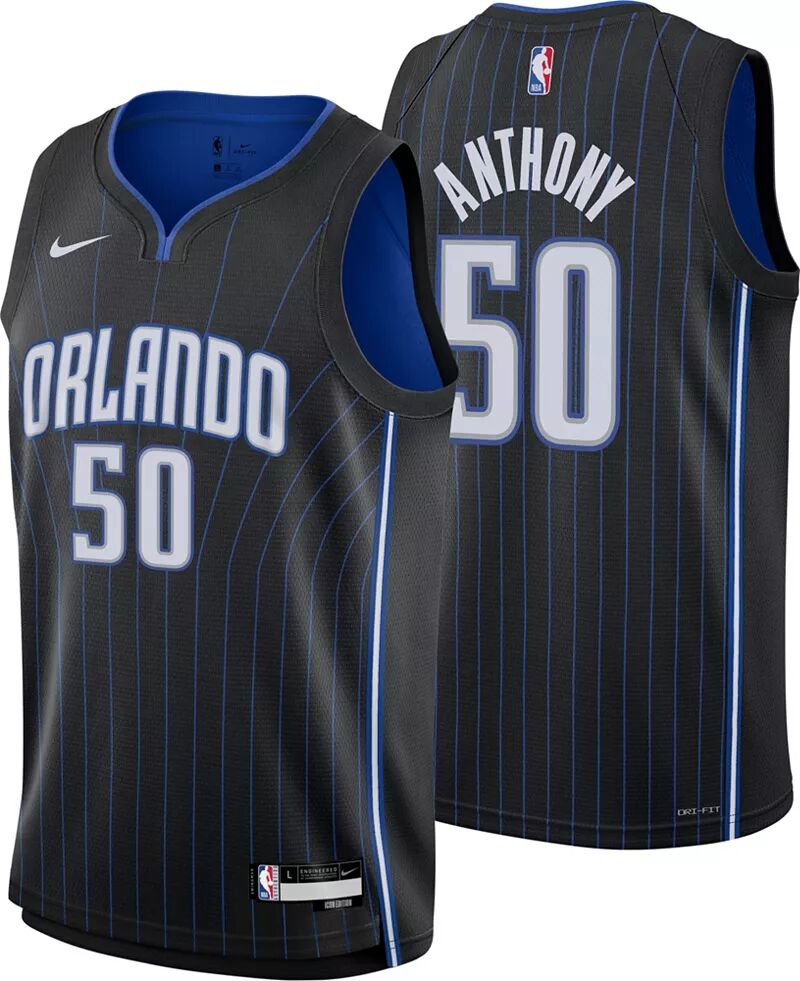 

Черная майка Nike Youth Orlando Magic Cole Anthony #50 Swingman