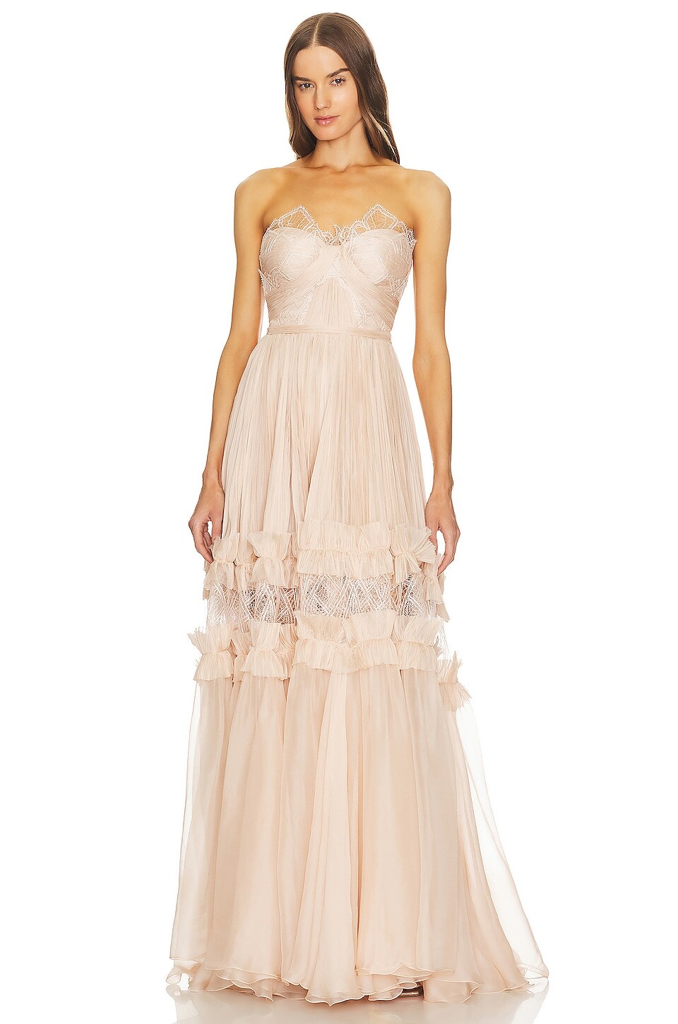 

Платье Maria Lucia Hohan Alix Gown, цвет Dusty Pink