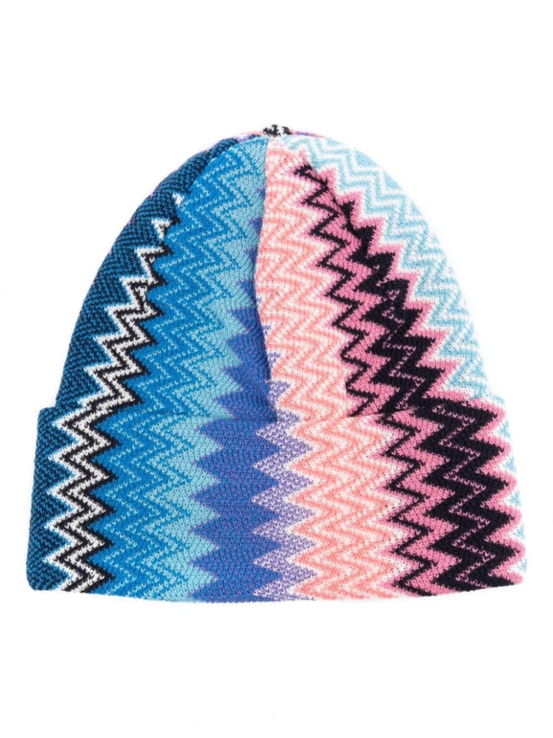 

Шапка-бини Missoni с зигзагообразным узором, синий