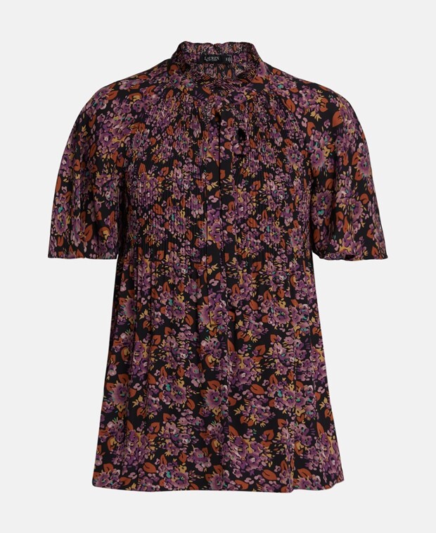 

Рубашка блузка Lauren Ralph Lauren, фиолетовый