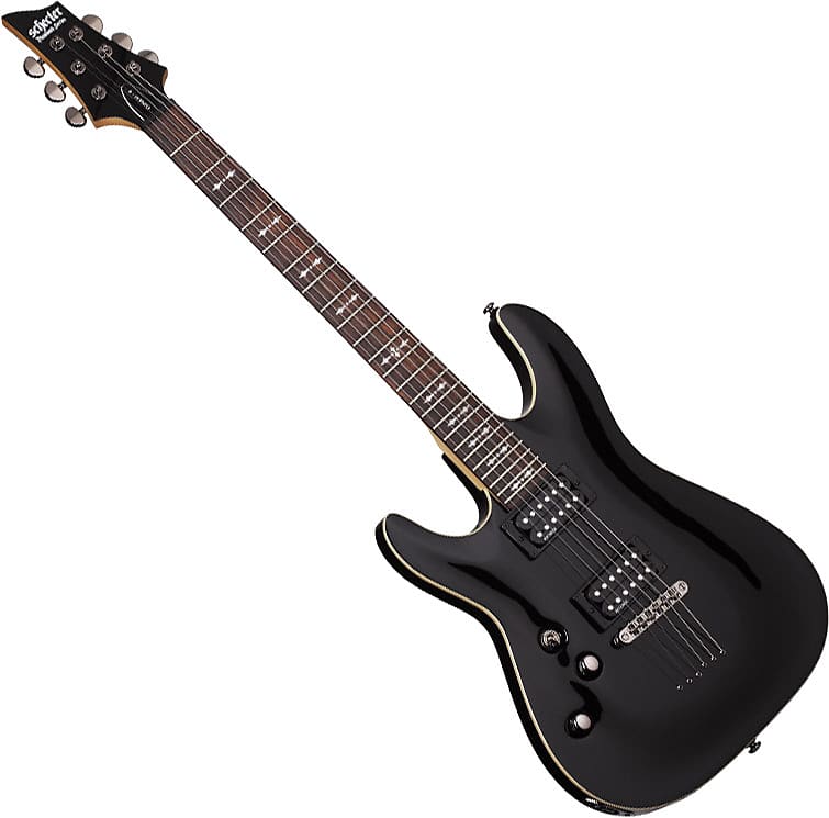 

Электрогитара Schecter Omen-6 Left-Handed Electric Guitar in Gloss Black Finish