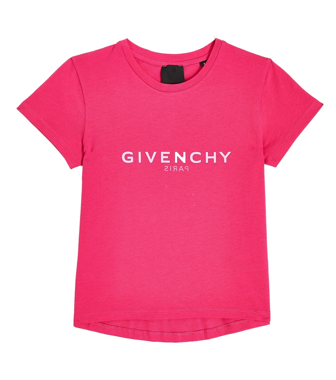 

Хлопковая футболка с логотипом Givenchy Kids, розовый
