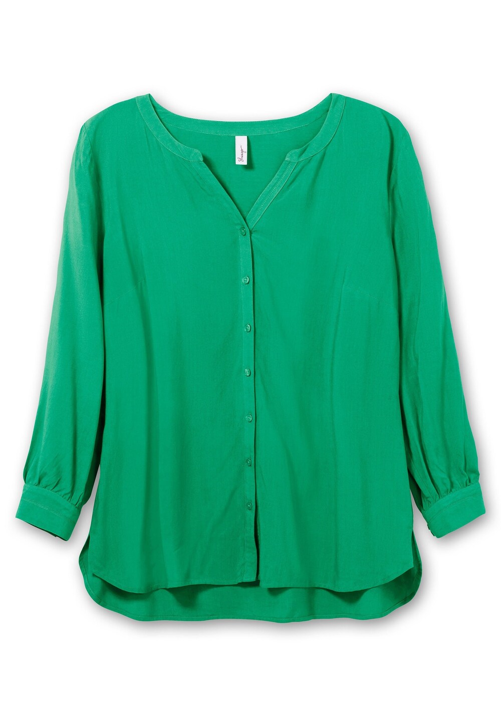 Блузка SHEEGO, зеленый