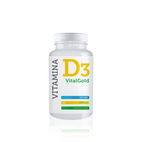 

D3 VitalGold, Биологически активная добавка, 120 таблеток. Alg Pharma